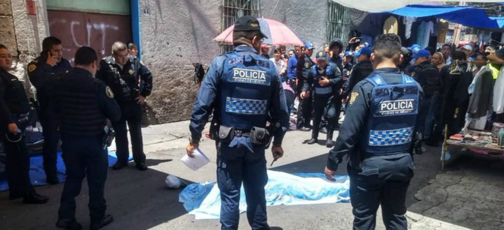 Balacera en Tepito deja cuatro heridos y un muerto