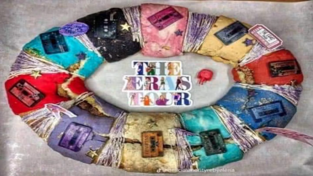 Crean rosca de reyes inspirada en Taylor Swift en Veracruz