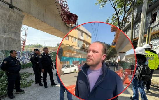 Santiago Taboada presentará denuncia por caída de dovela en obras del Tren Interurbano