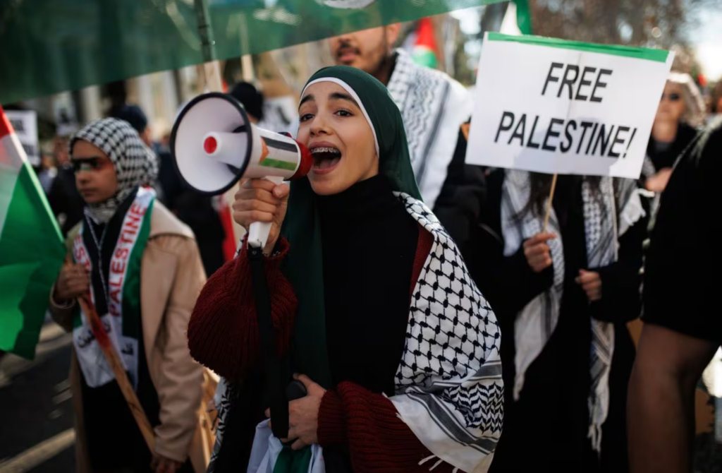 Imágenes impactantes de las Marchas contra el conflicto en Palestina