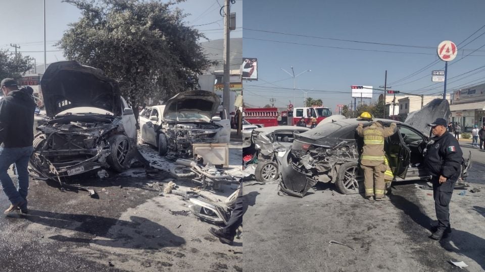 Joven de 16 años choca contra 7 autos e incendia a motociclista