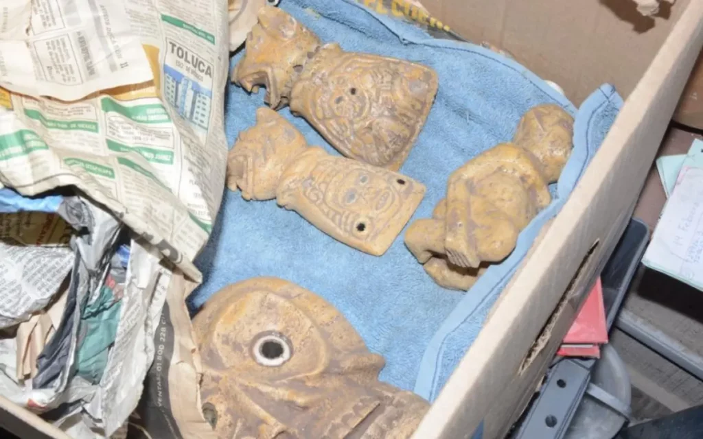 FGR asegura hidrocarburo, armas y piezas arqueológicas en Tezoyuca
