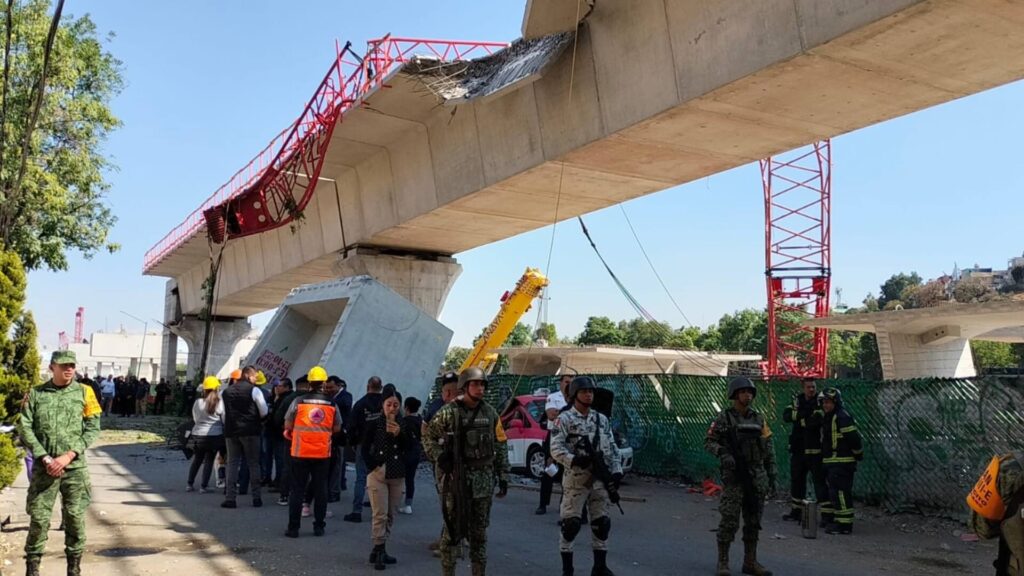Oposición arremete contra Morena por caída de dovela del Tren Interurbano