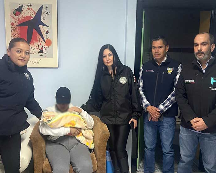 Bebé plagiado en Pachuca regresa a casa; su niñera y policía mexiquense estarían detrás del rapto