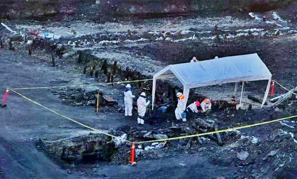 Localizan restos de cuarto minero en mina El Pinabete