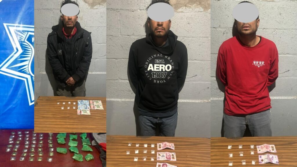 Descubrieron a cuatro con droga, pero uno escapó