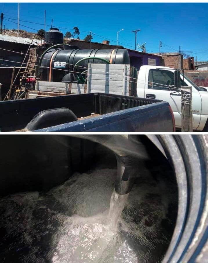 Incrementa la crisis de agua y con ello la venta de pipas con agua