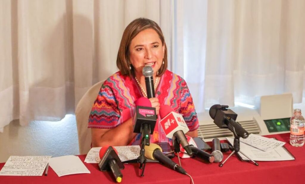 Gálvez reta a AMLO a revelar estados financieros de empresas de Amílcar Olán, amigo de sus hijos