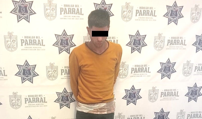 Detienen a probable responsable de un robo a casa habitación en Parral
