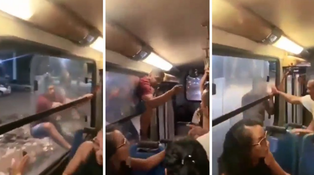 Hombre persigue a su pareja en un camión en movimiento tras descubrir infidelidad