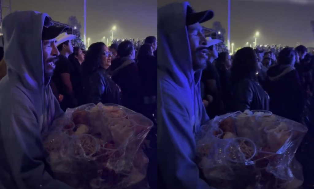 El vendedor de papas que cantó con Los Temerarios y se hizo viral