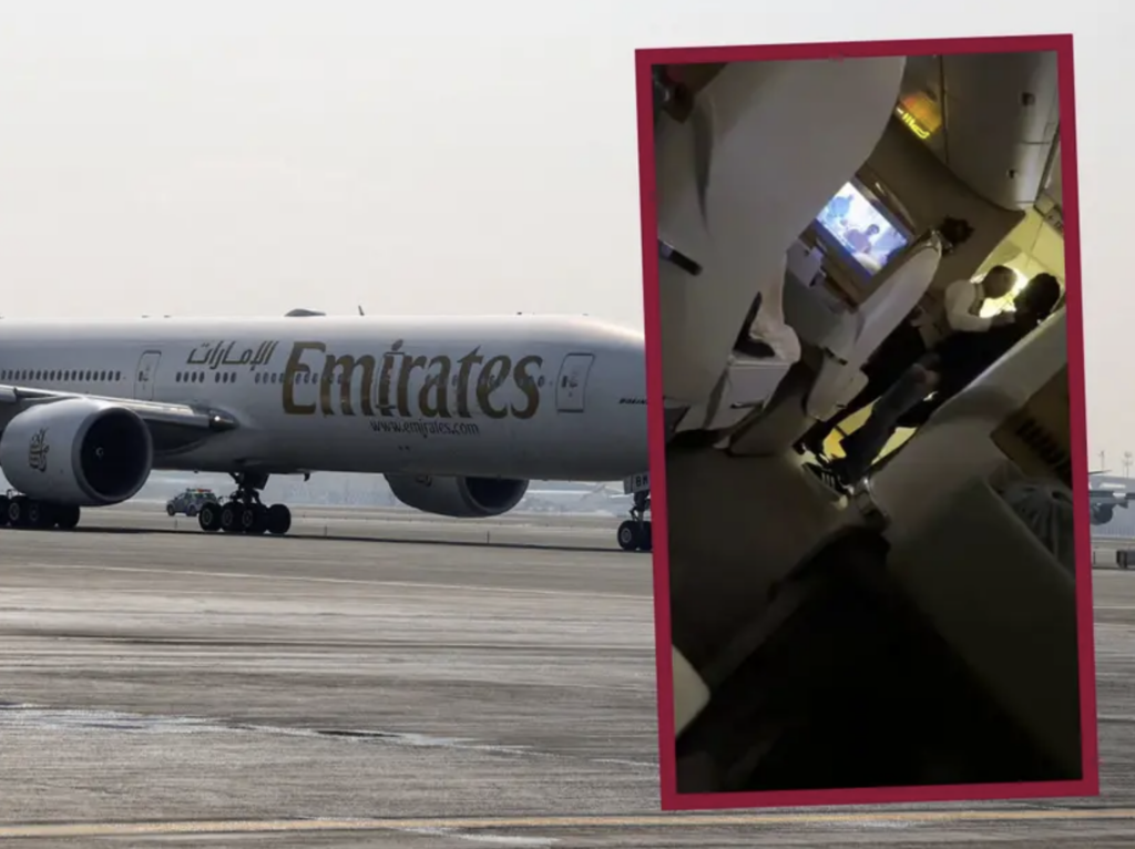 Detienen a pasajero violento que atacó a azafato de Emirates Airlines en vuelo de Dubai a Islamabad