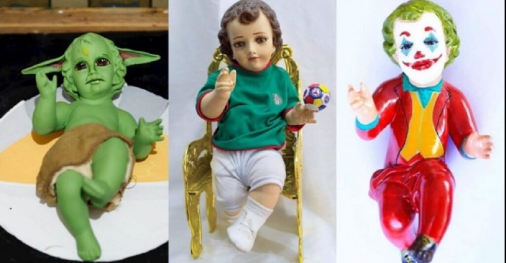 De Star Wars a DC: Los modernos vestidos del Niño Dios que desatan polémica en la Iglesia