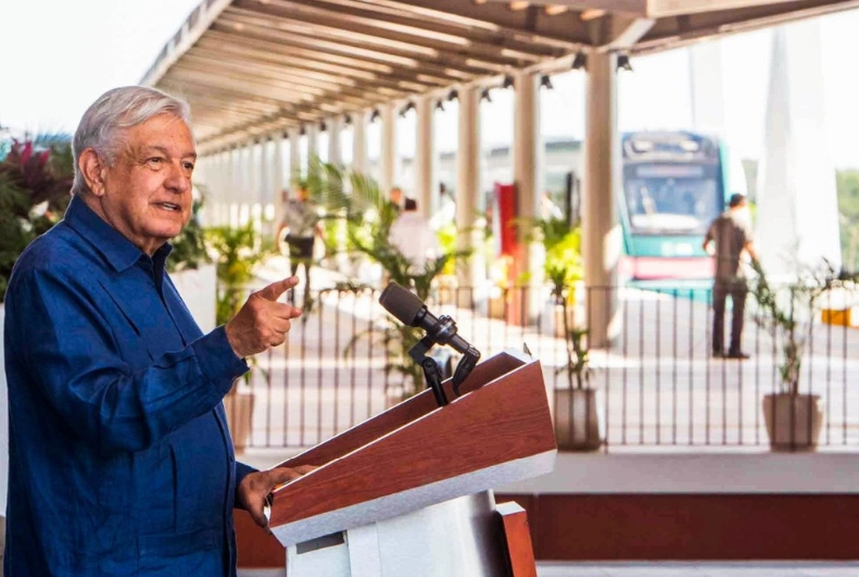 Inaugura AMLO tramo de Cancún a Playa del Carmen del Tren Maya