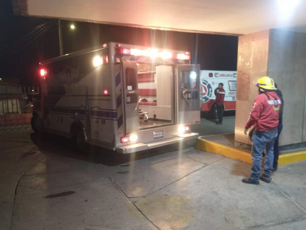 Desbarrancó vehículo de transporte de la mina