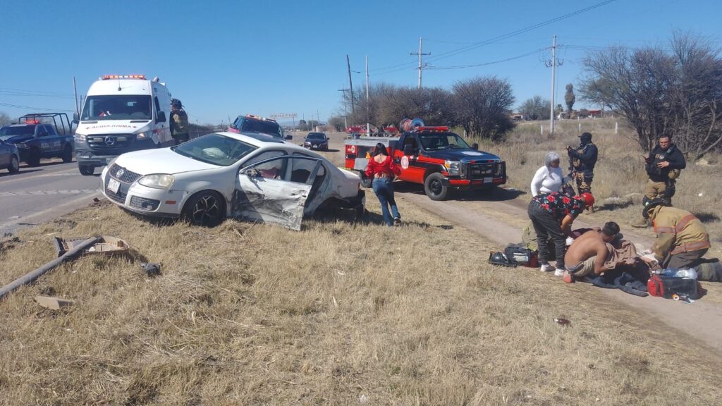 Accidente dominguero en carretera de Durango