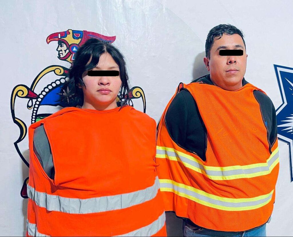 Detienen a pareja con arma de fuego