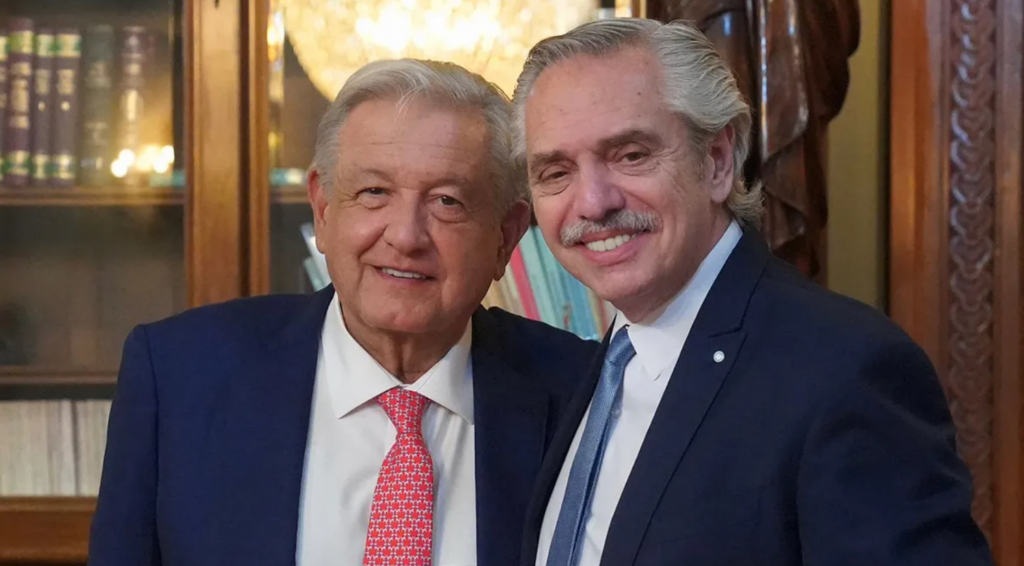 AMLO se reunió con Alberto Fernández