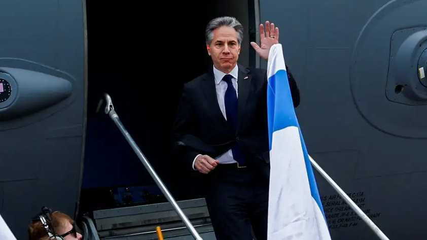 Blinken aterriza en Israel para impulsar tregua en Gaza