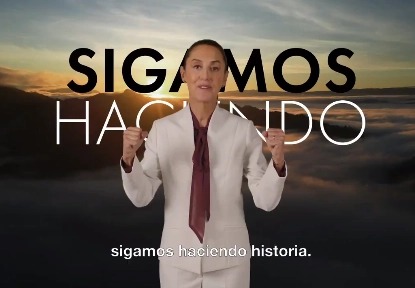 «Ya nada detiene la esperanza», afirma Sheinbaum en spot en redes sociales