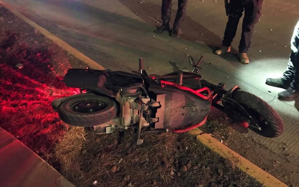 Menor perdió la vida en accidente de moto