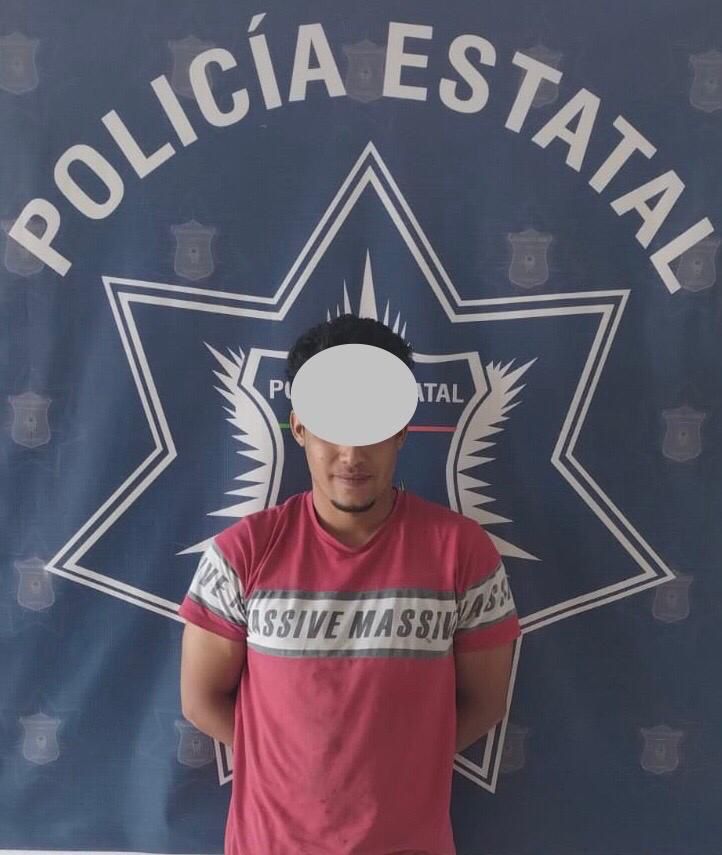 Cargó la camioneta de cosas robadas y pretendía escapar