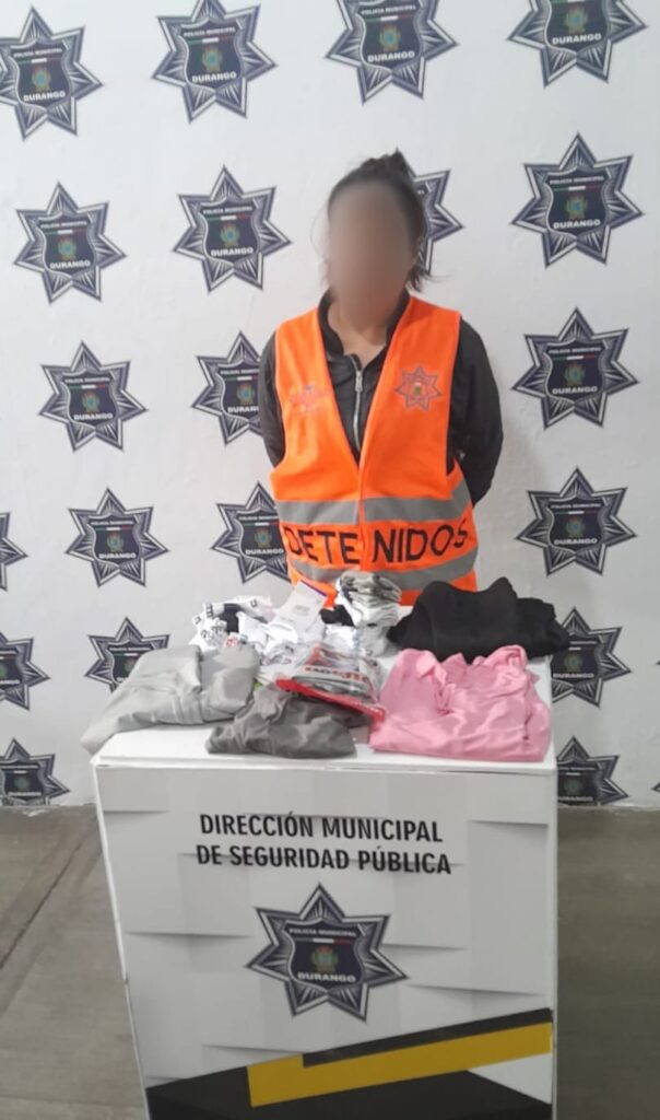 Señora intentó surtir su guardarropa, pero…