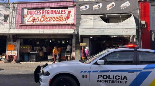 Reportan balacera en el Centro de Monterrey; hay 2 detenidos