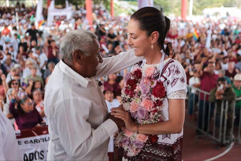 Nombran a Sheinbaum como “Hermana Mayor” de los pueblos mayas