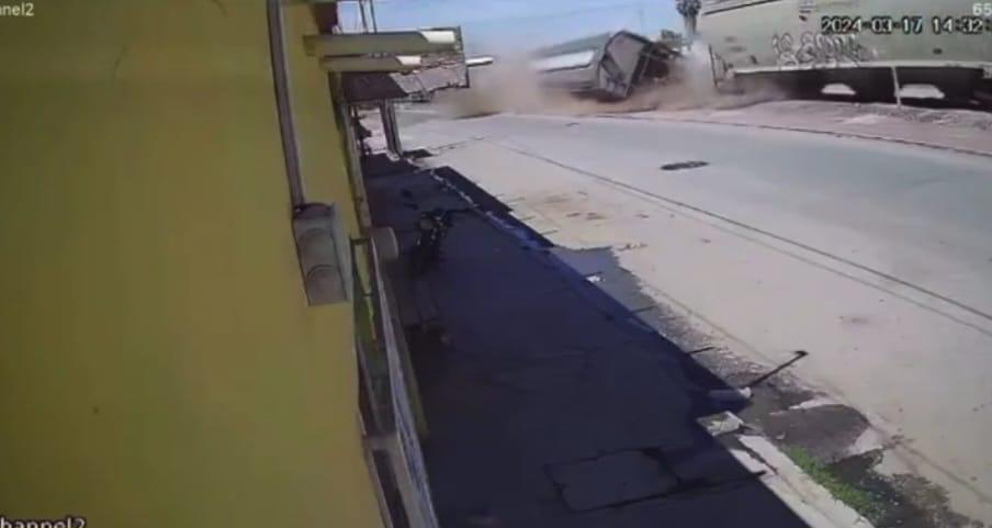 Descarriló el ferrocarril en Durango