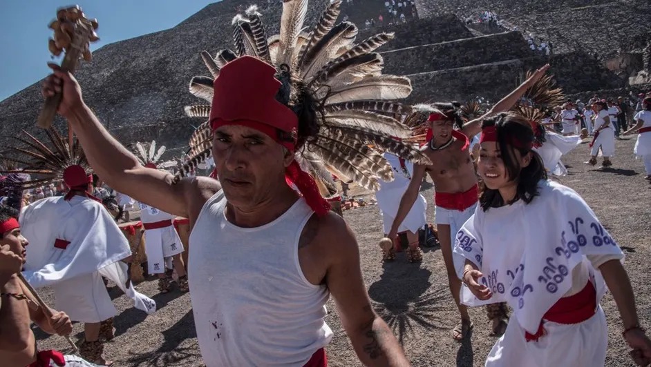 Así se vivió la entrada de la primavera en las pirámides de Teotihuacán
