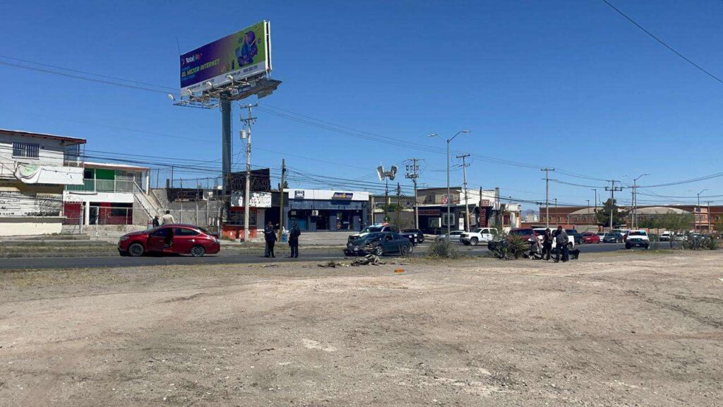 Persecución y balacera termina en choque; el atacante huyó pero luego fue detenido