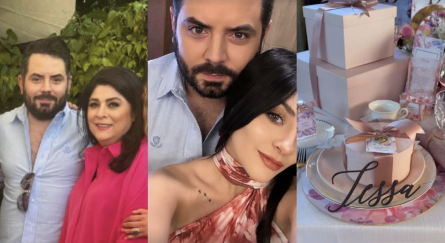 Victoria Ruffo acude al segundo baby shower de su hijo José Eduardo