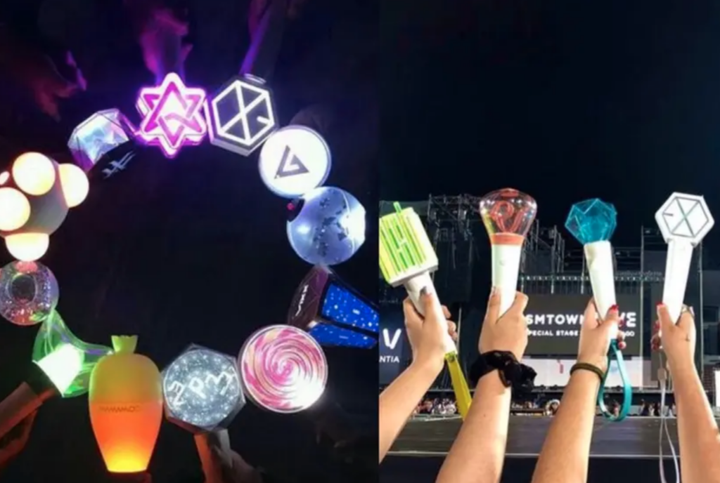 Lightstick en los conciertos de K-Pop