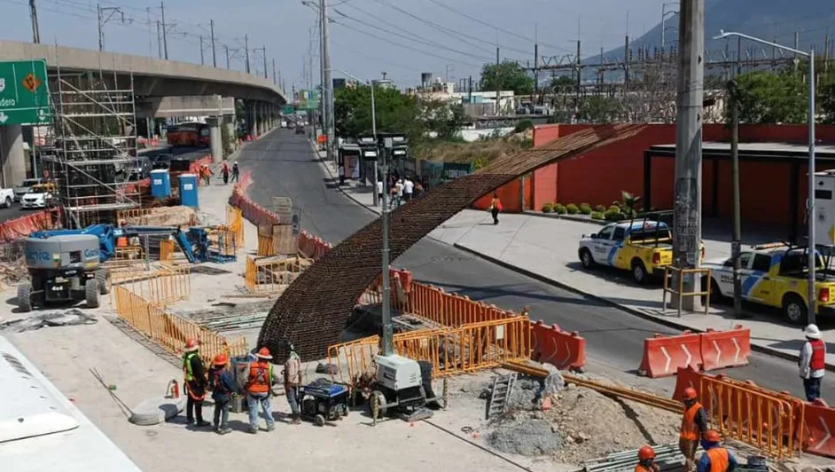 Colapso de estructura en la Línea 6 del Metro de Monterrey: conmoción entre trabajadores