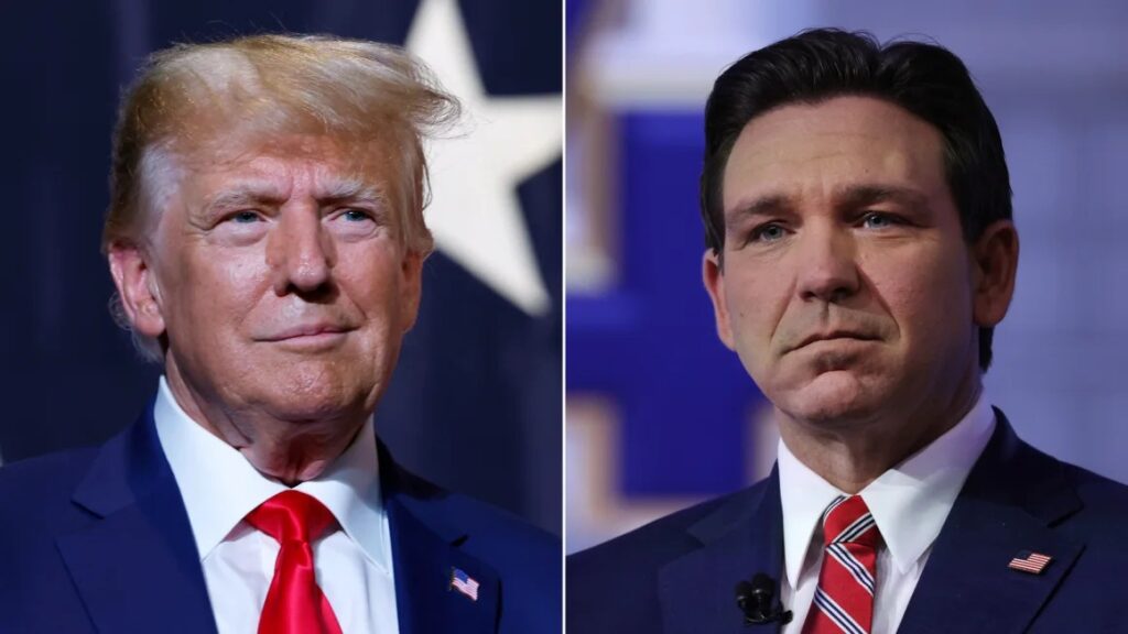 Trump y DeSantis se reúnen en privado en Florida