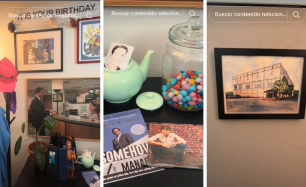 Una fan entusiasta de «The Office» transforma su hogar para que se parezca al set de la serie