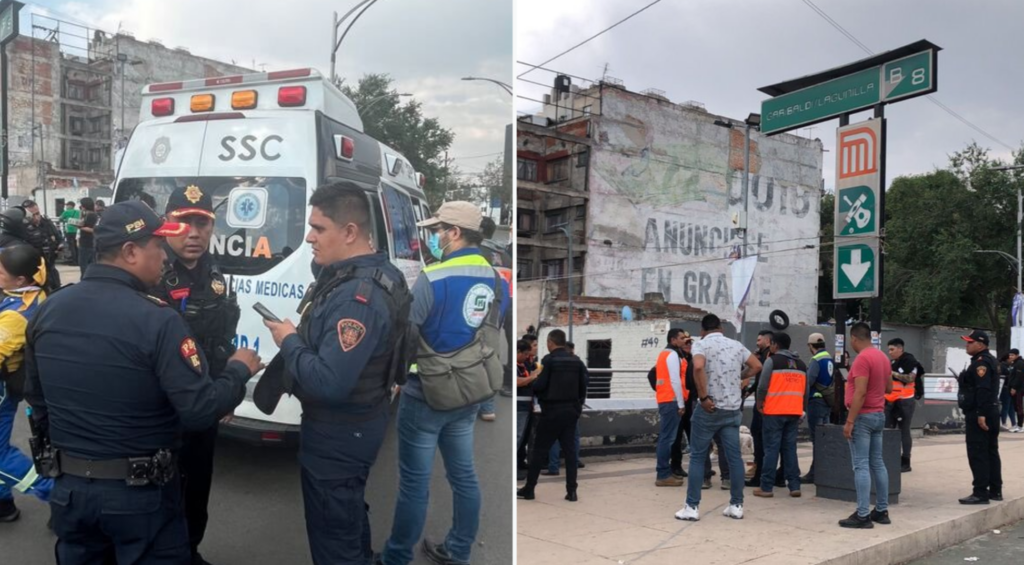 Disparos en Metro Garibaldi: atacan a una persona fuera de la estación