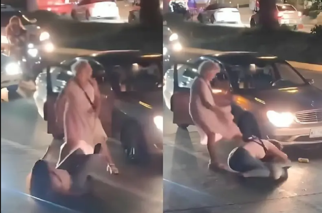 Pareja de ancianos se defiende de jóvenes atacantes