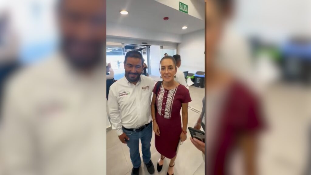 Claudia Sheinbaum pide el voto para Héctor Herrera, candidato en el Distrito local 07