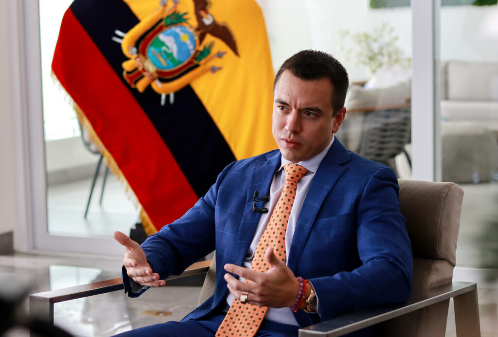 Noboa denuncia intento de golpe de Estado en Ecuador por combate al narco