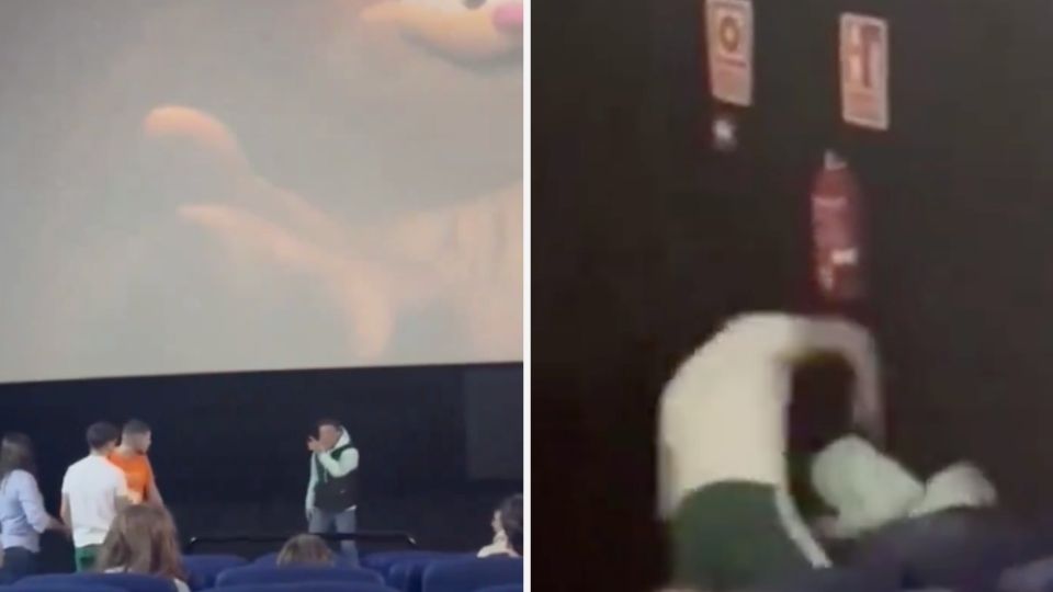 Incidente durante la proyección de Garfield: hombre defiende a mujer y provoca golpiza en cine de España