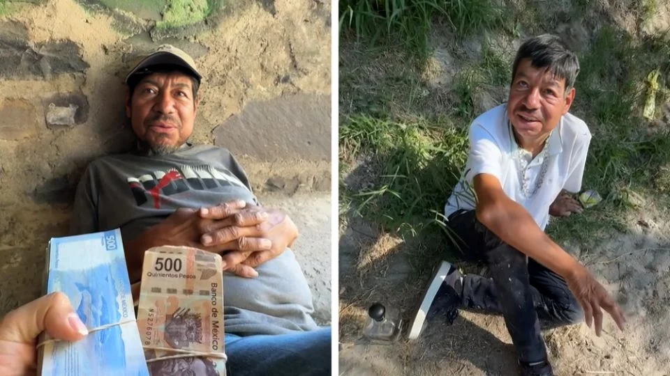 HotSpanish regala 100 mil pesos a indigente y se los acaba en cerveza