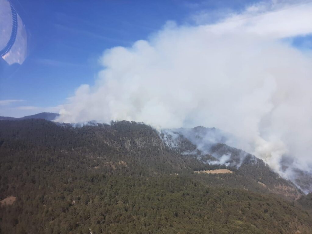 Grandes incendios forestales no han afectado poblaciones, informa Gobierno de Durango.