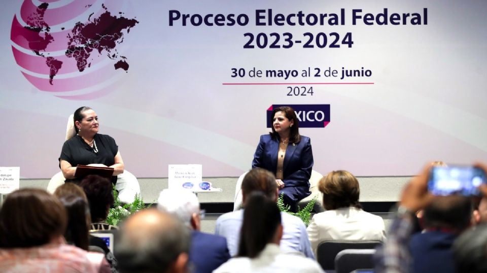 Mónica Soto y Guadalupe Taddei sostienen reunión con delegados extranjeros