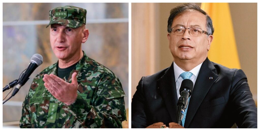 Petro destituye al comandante del Ejército colombiano tras aumento de violencia en Cauca