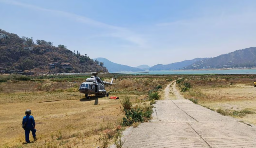Activan Plan Marina tras incendios forestales en Valle de Bravo