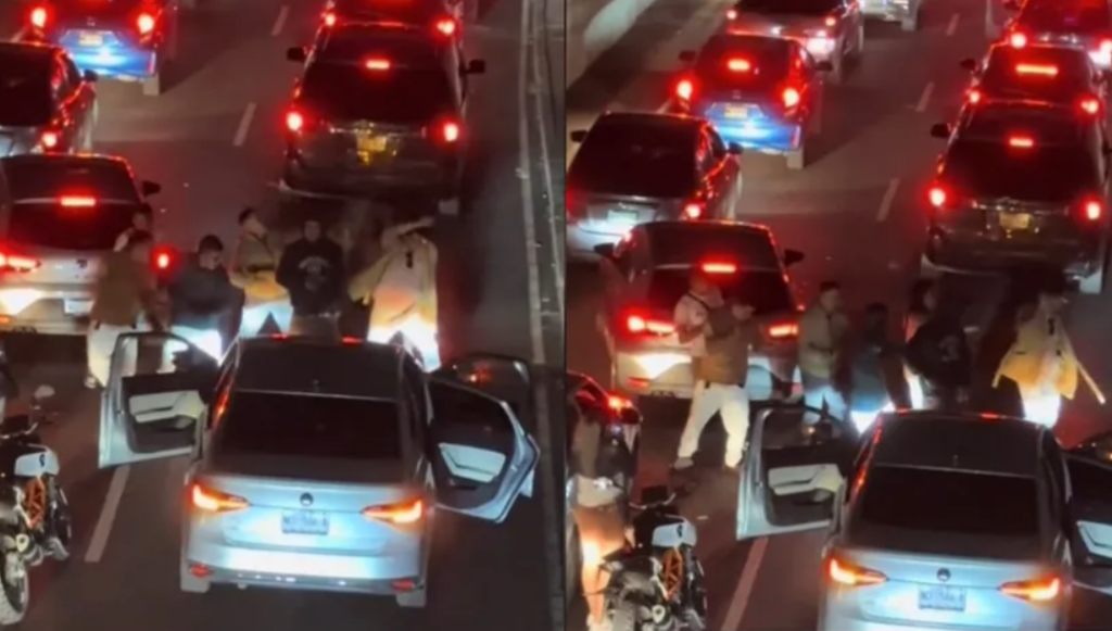 Aprovechan tráfico en la CDMX para bailar ‘Payaso de rodeo’