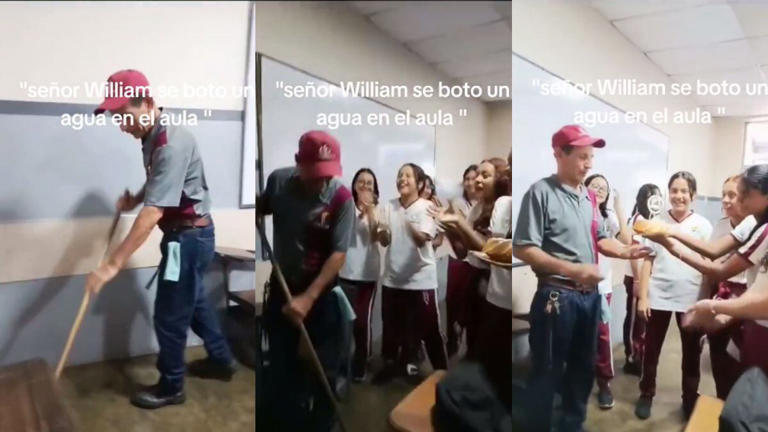 VIDEO: Alumnos sorprenden al intendente de su escuela con una fiesta de cumpleaños