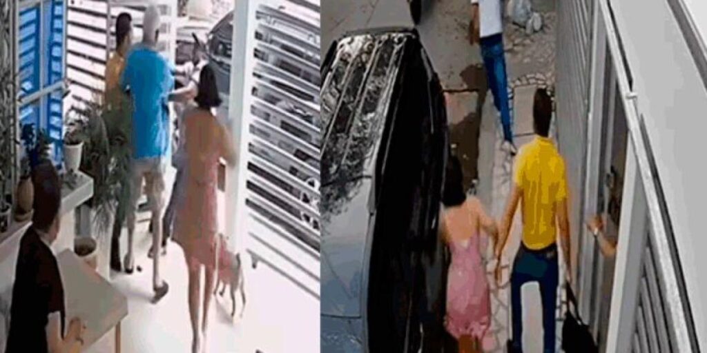 VIDEO: Mamá salva a su hijo de asalto con patadas voladoras